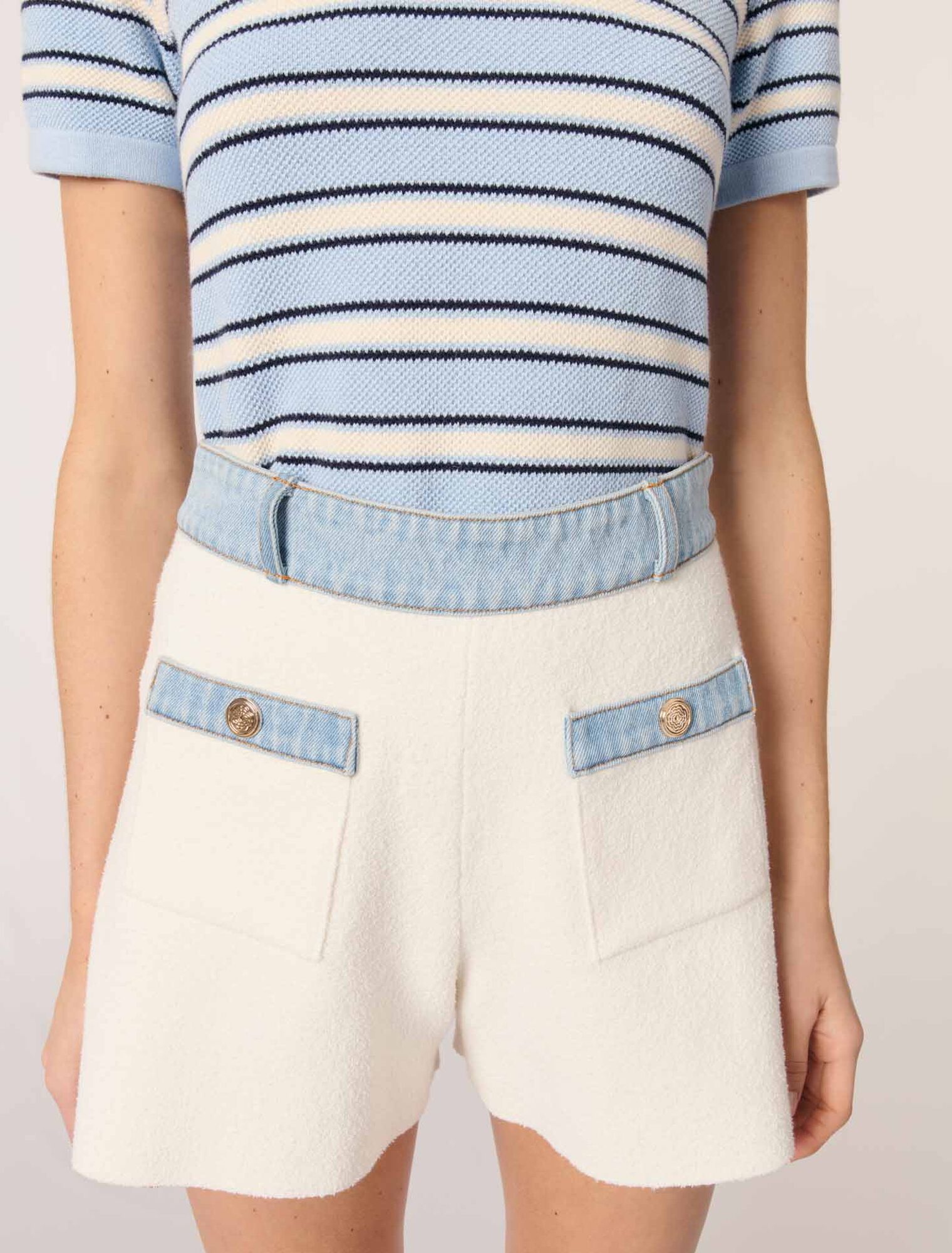 Pantalón corto de punto