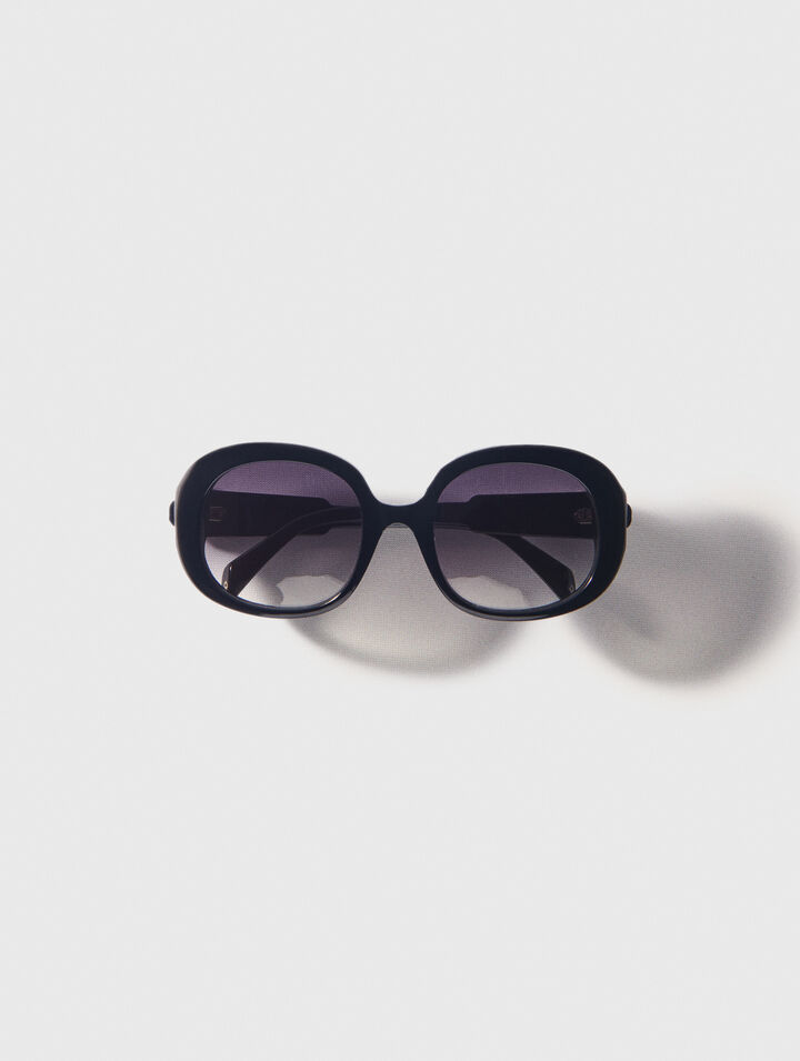 Gafas redondas de acetato