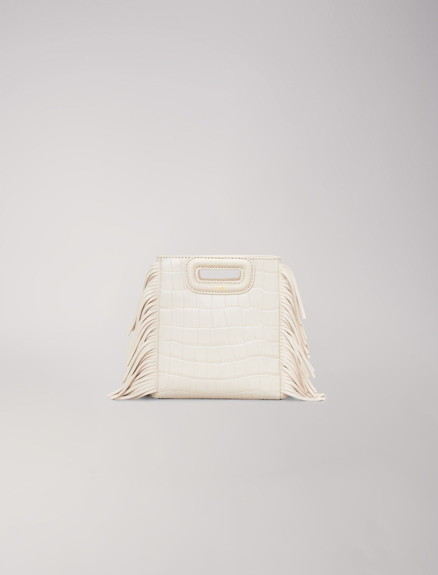 Maje bolso flecos top