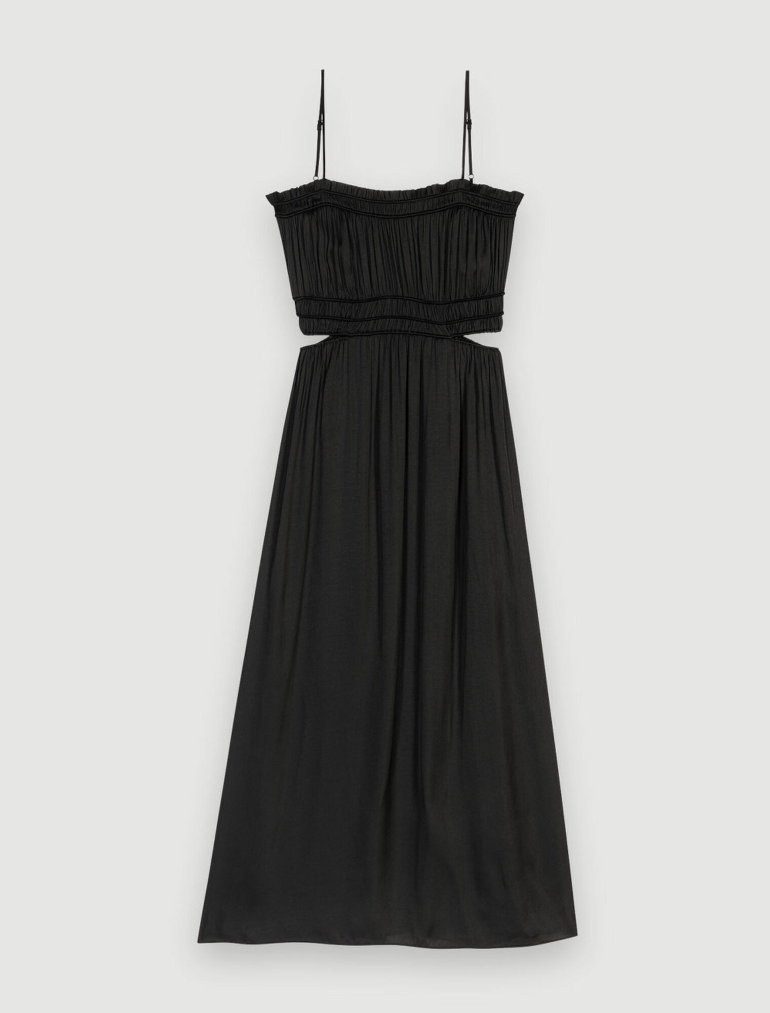 Vestido largo de satén