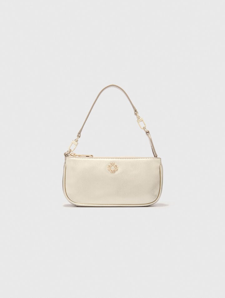 Bolso Sarah de piel metalizada