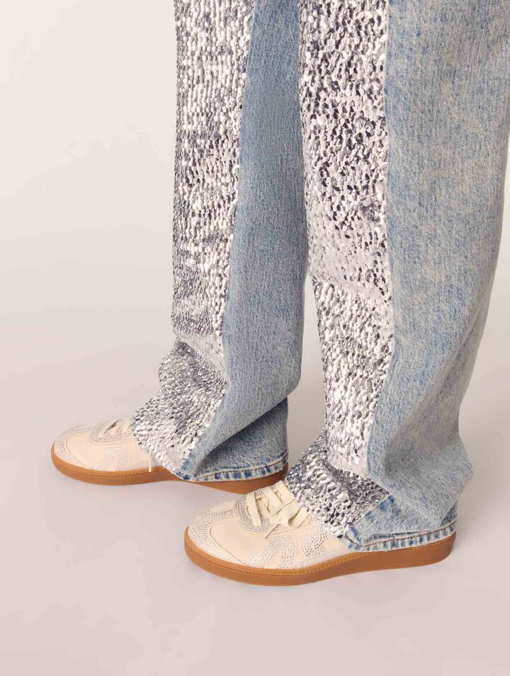 Zapatillas casual de estrás