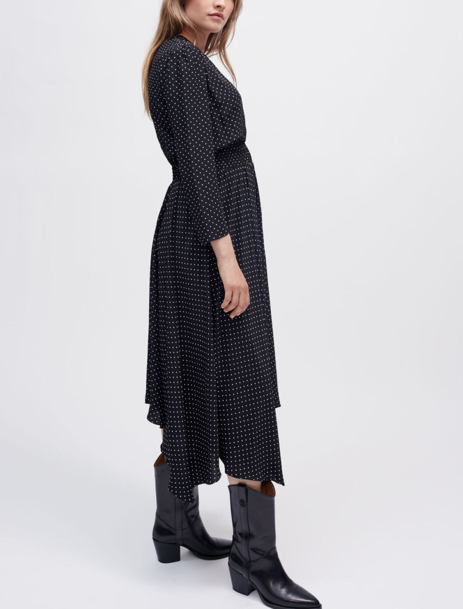 Maxi vestido entallado