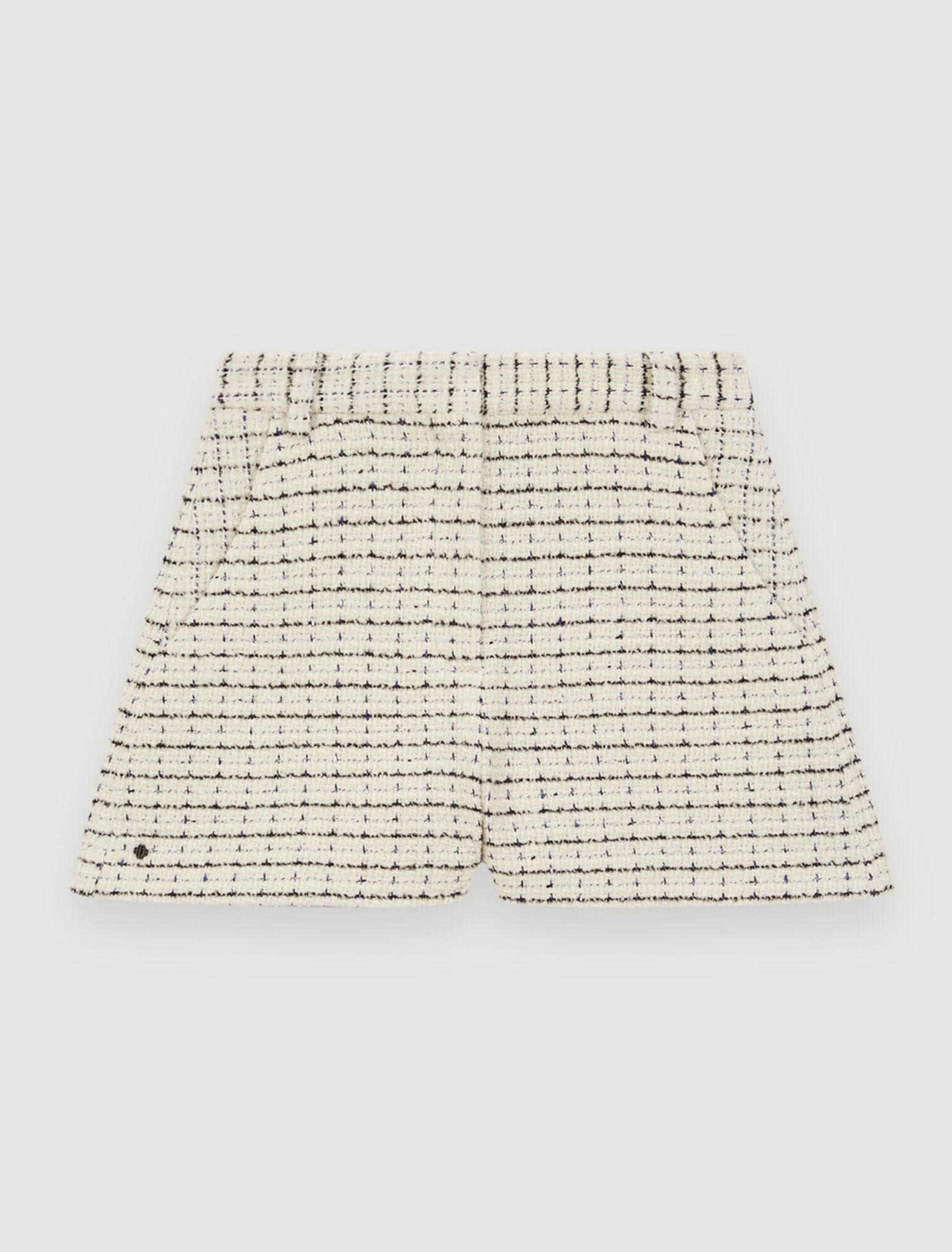 Bermudas de tweed jaspeado