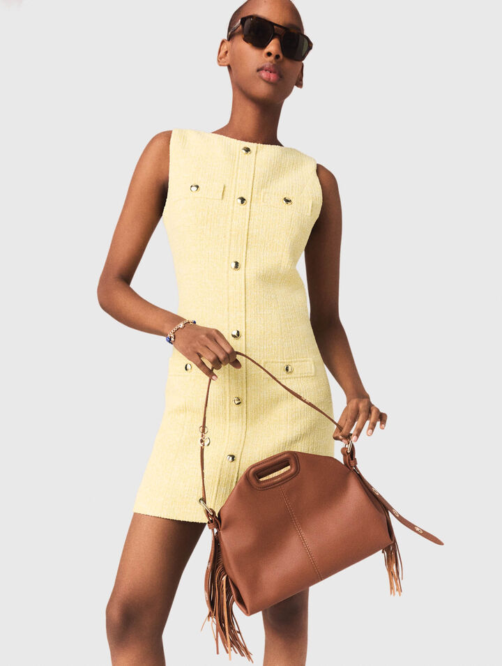 Vestido corto de tweed