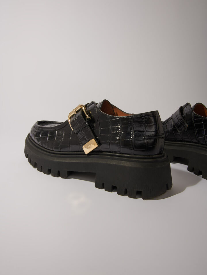 Derby chunky de piel