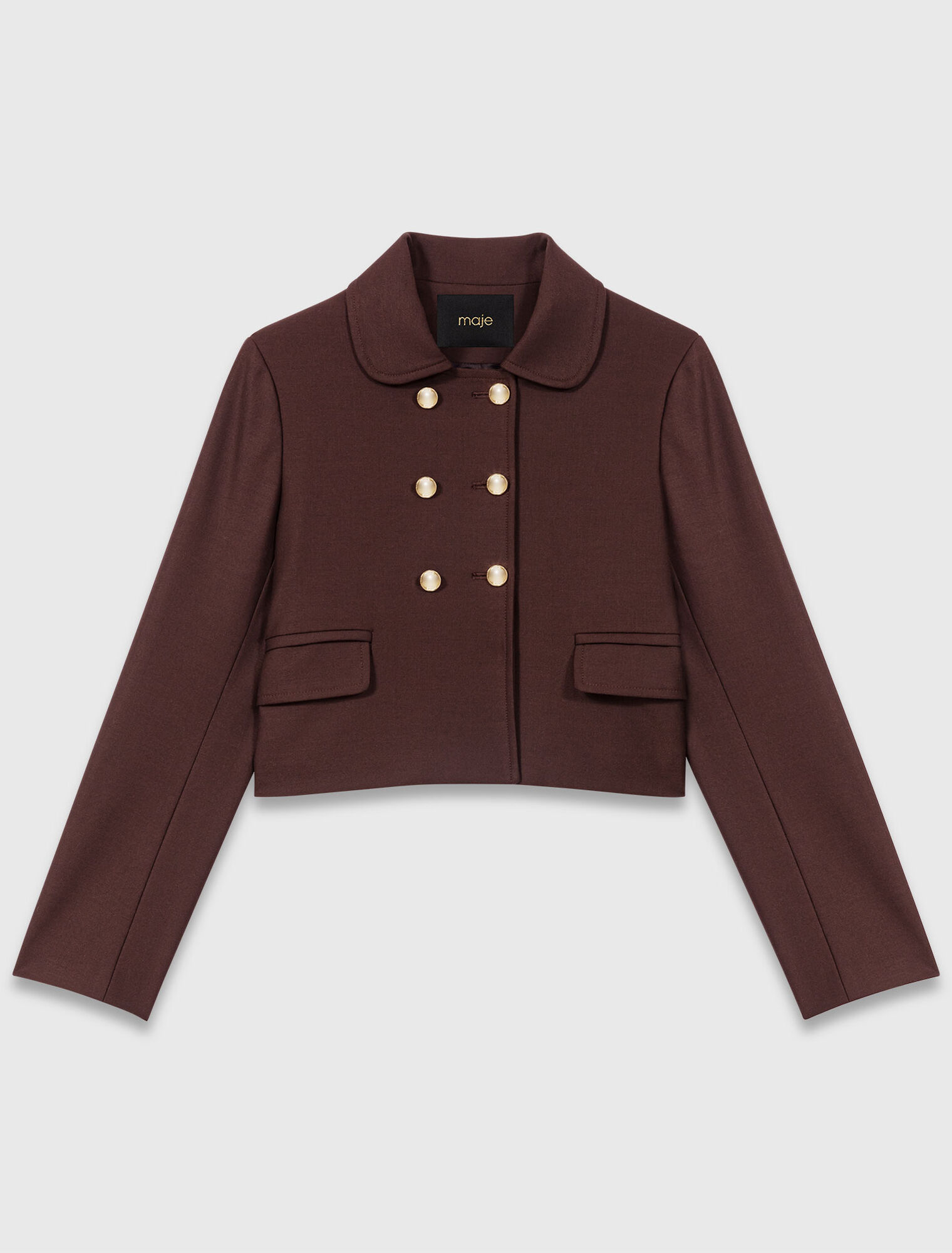 Chaqueta corta de doble botonadura