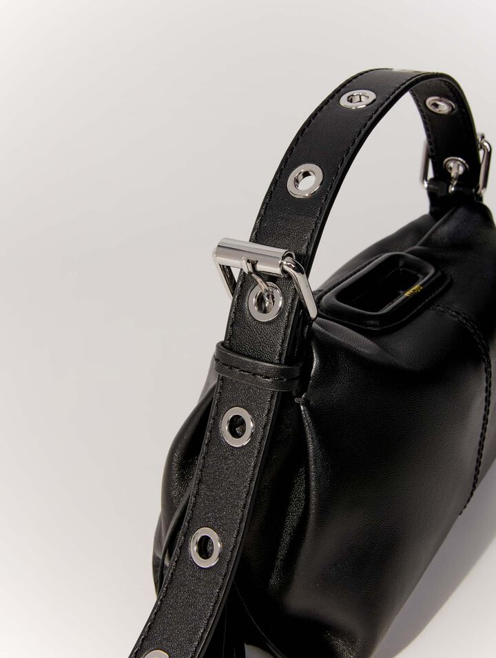 Bolso Miss M mini de cuero liso