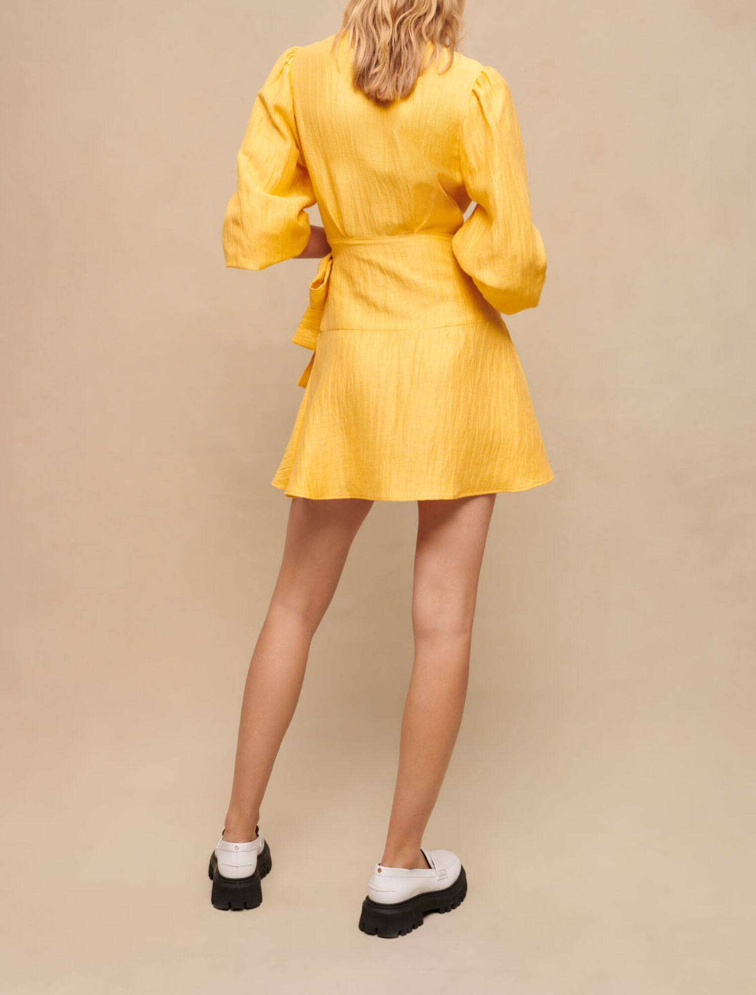 Vestido cruzado para anudar