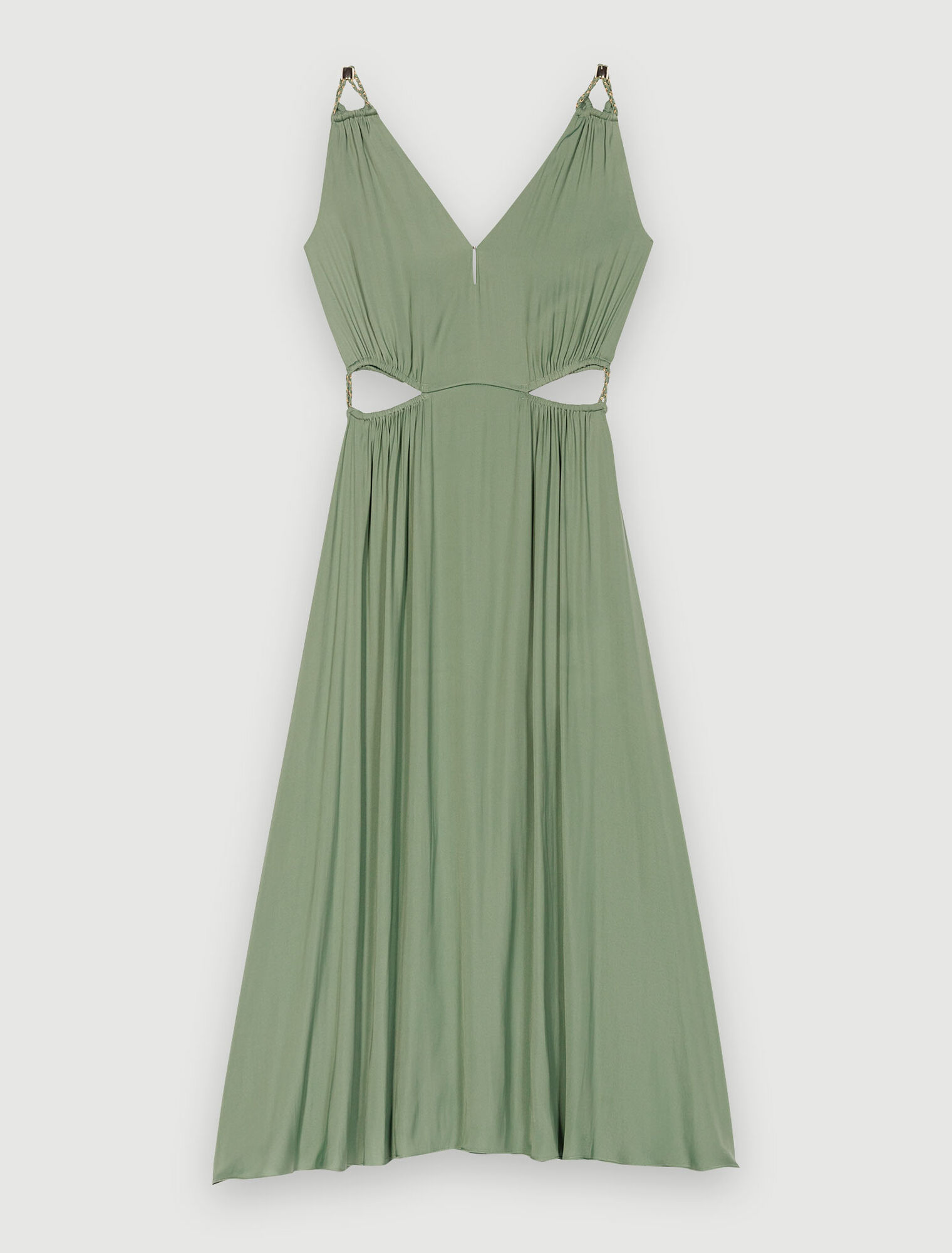 Vestido midi calado