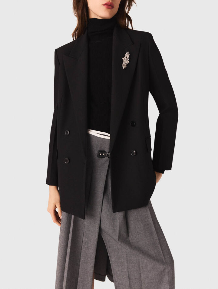 Chaqueta de doble botonadura