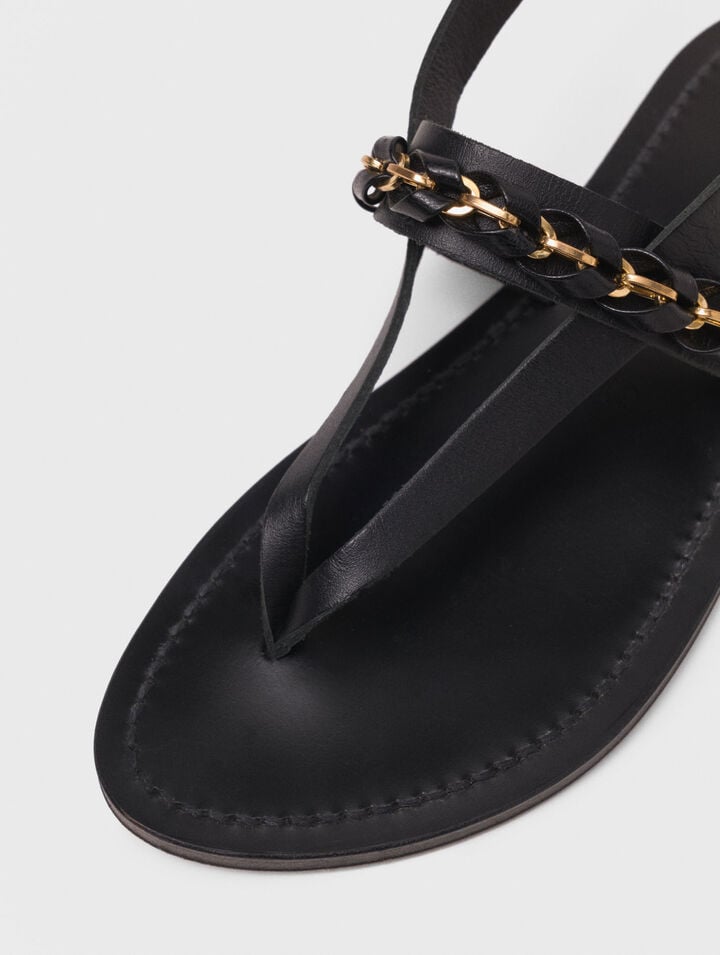 Sandalias planas de piel K.Jacques