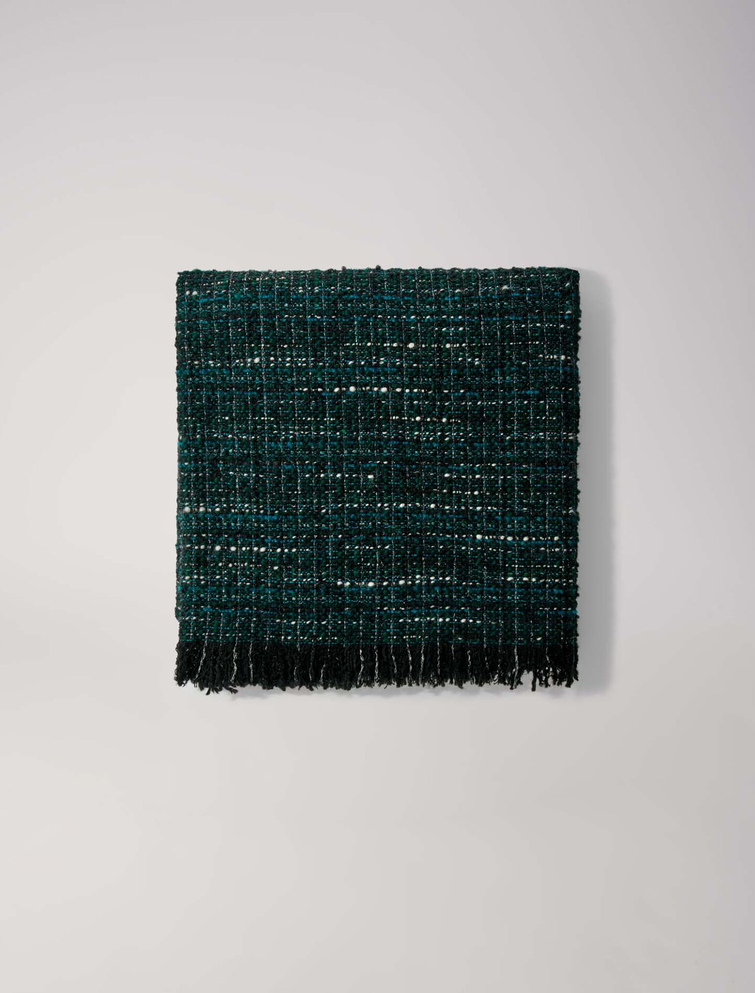Poncho de tweed