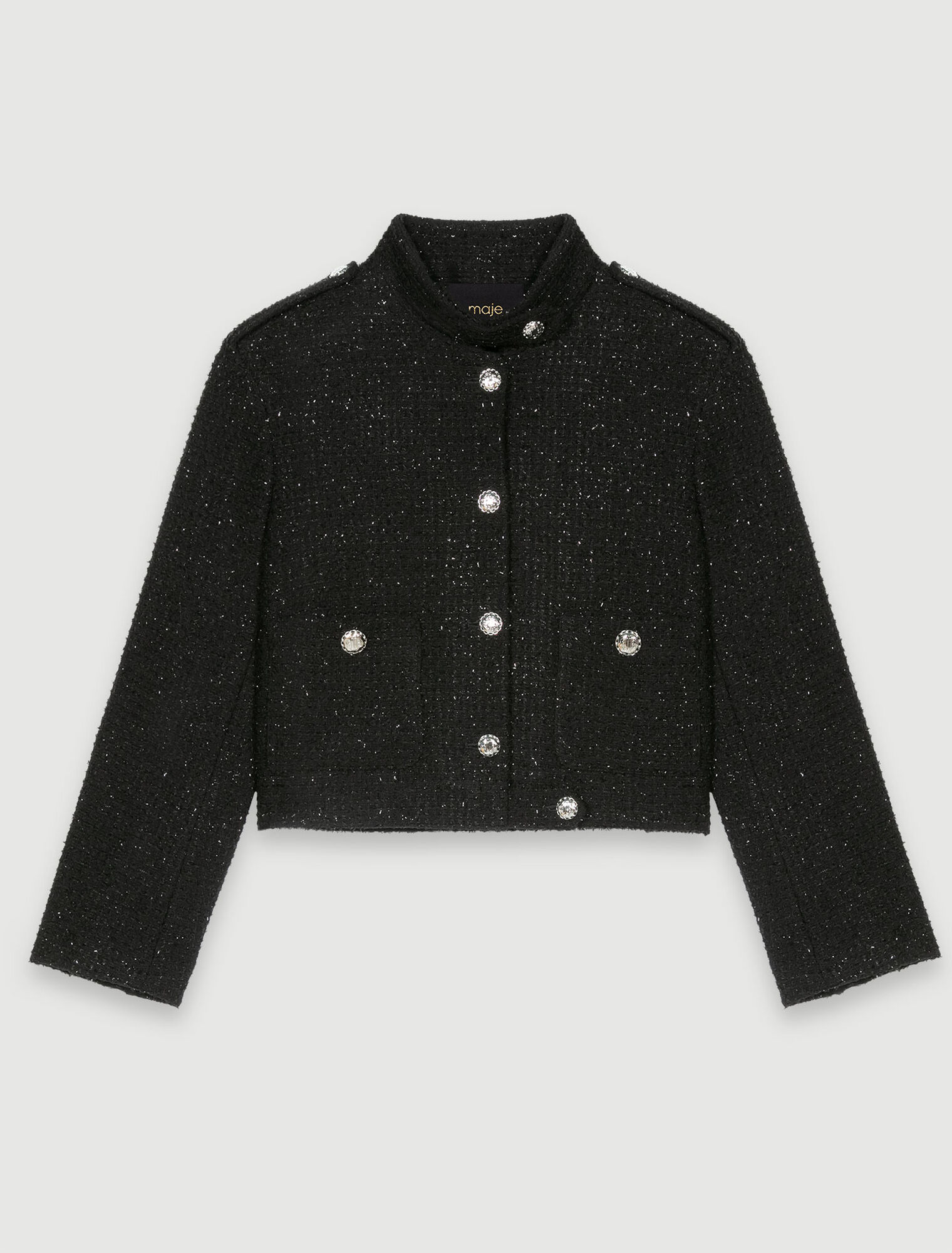 Chaqueta corta de tweed