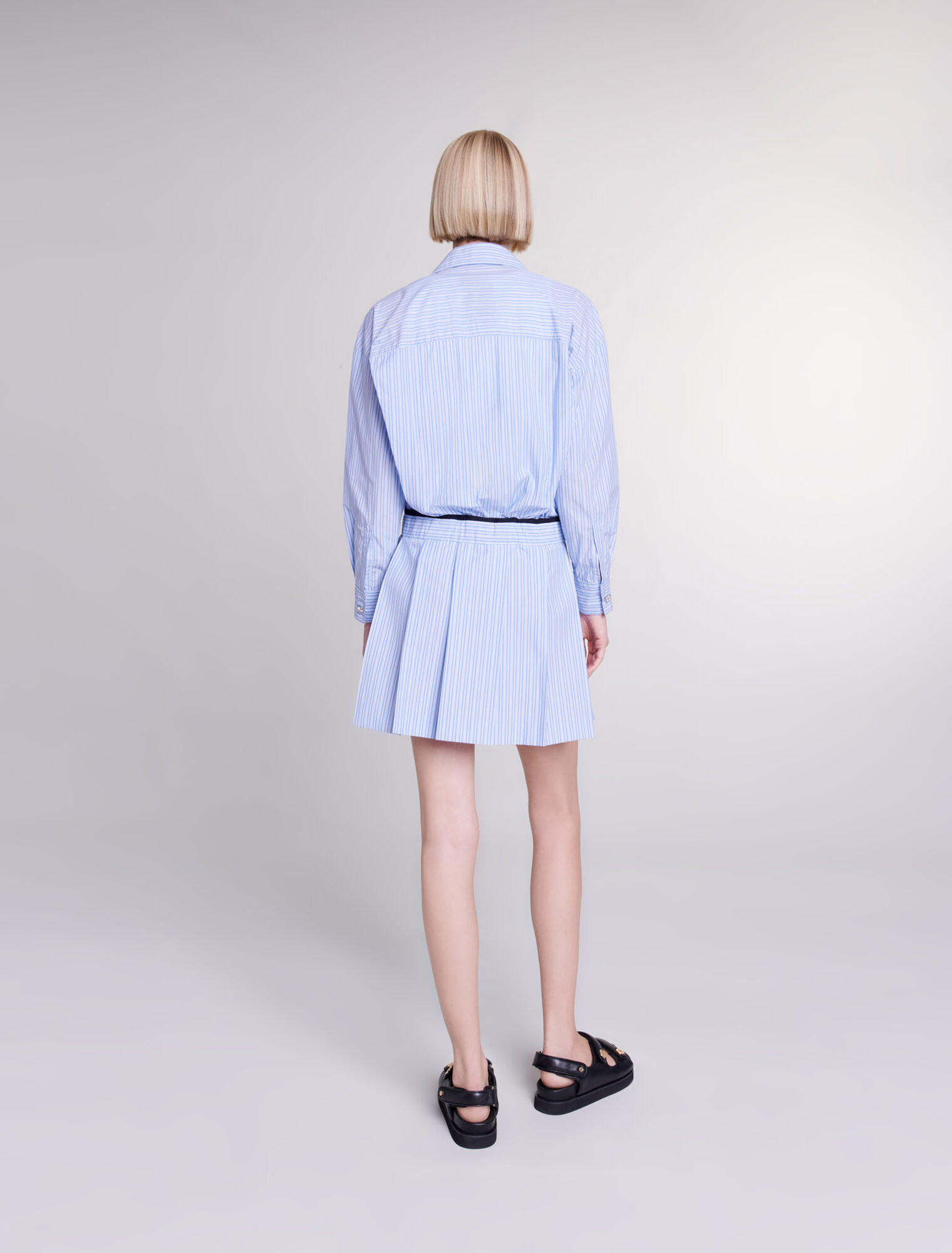 Vestido de camisa corto
