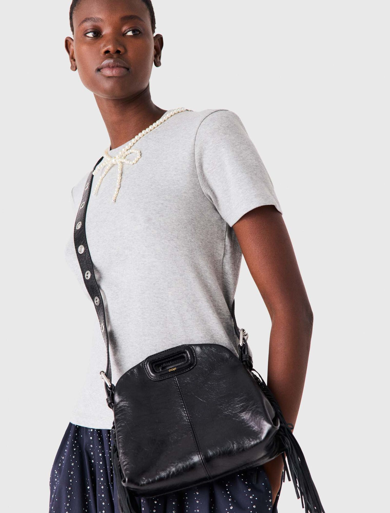 Bolso Miss M mini de cuero