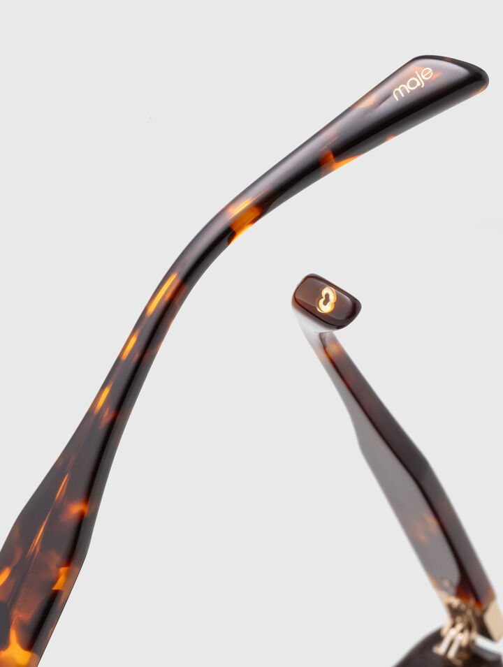 Gafas rectangulares de acetato