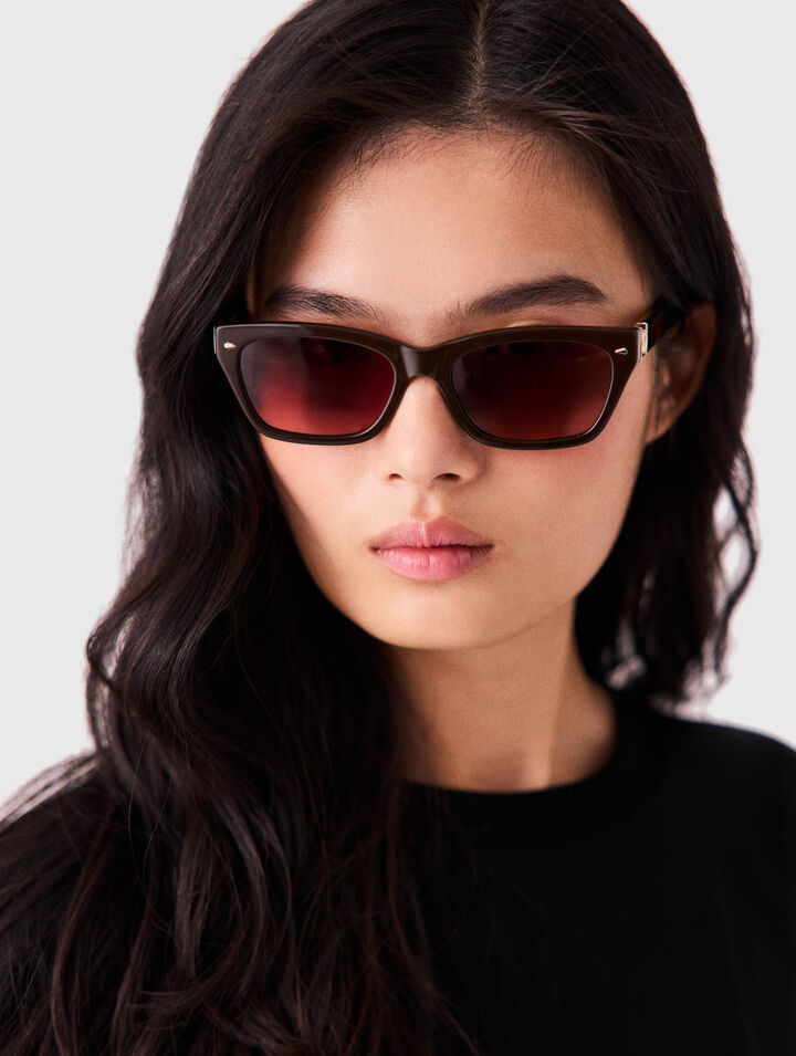Gafas rectangulares de acetato