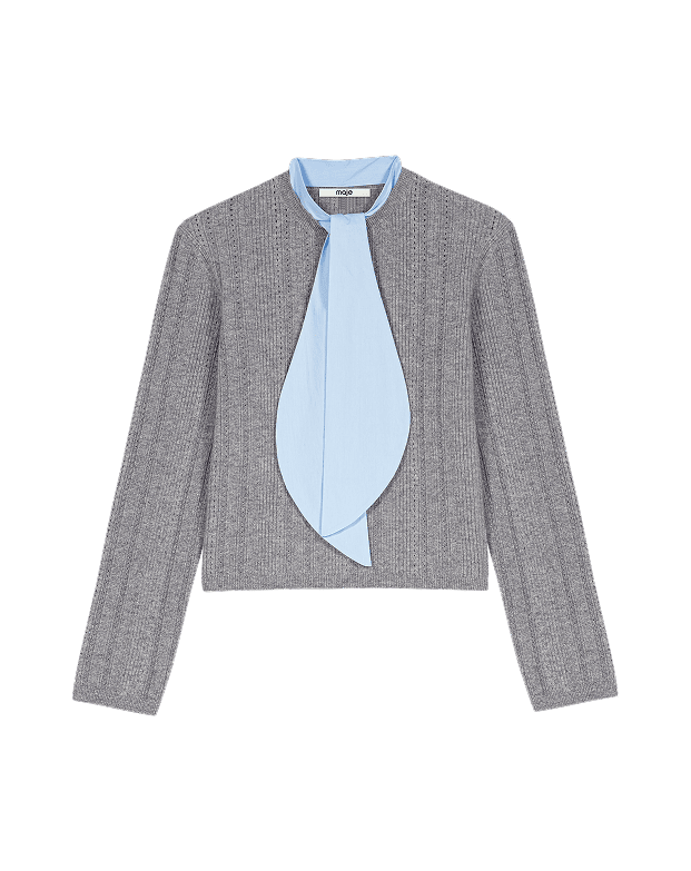 Jersey con cuello desmontable