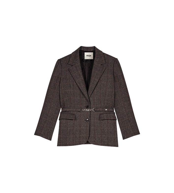 Chaqueta sastre con cinturón