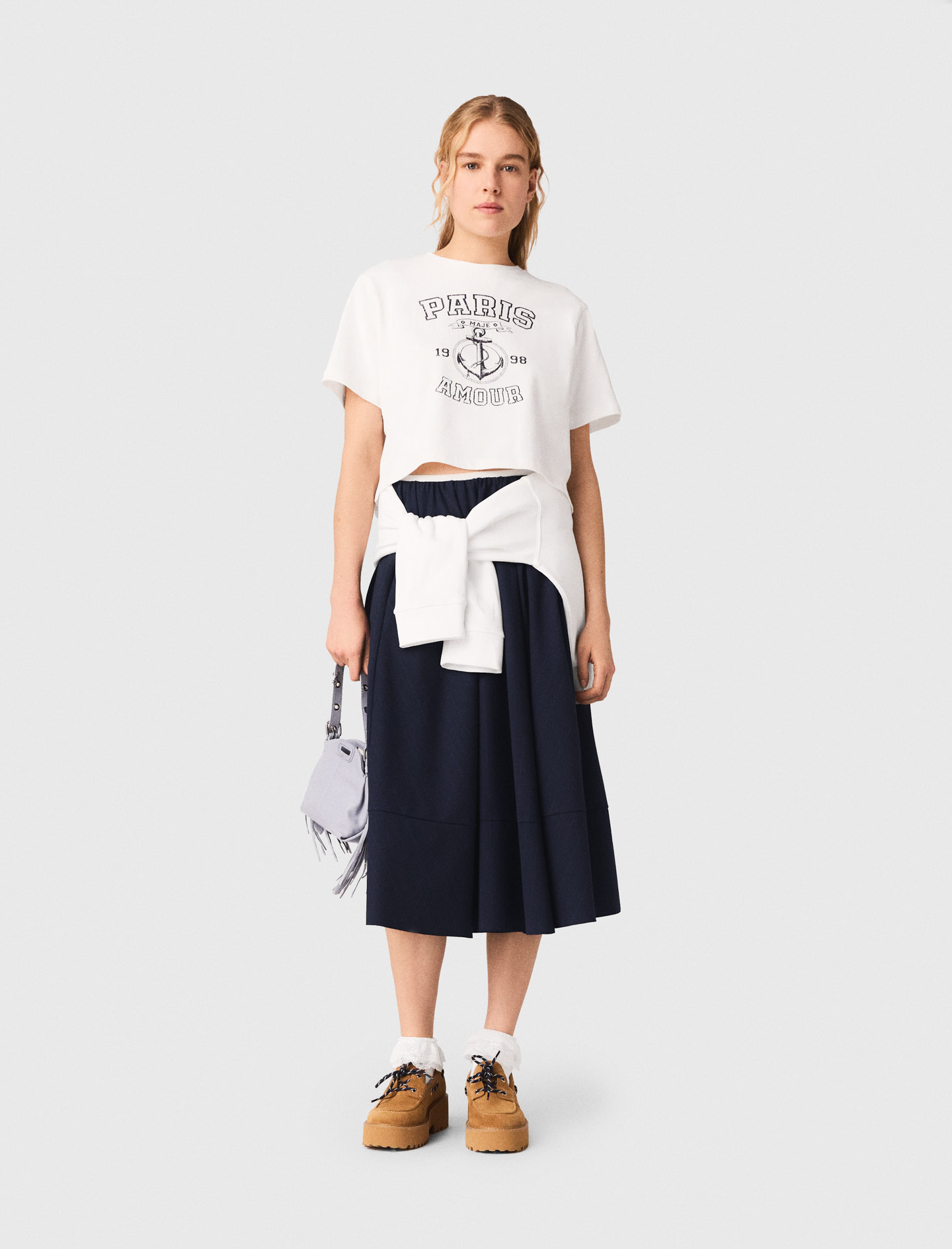 Camiseta Con Estampado Marinero - Blanco - Talla 3 - Maje