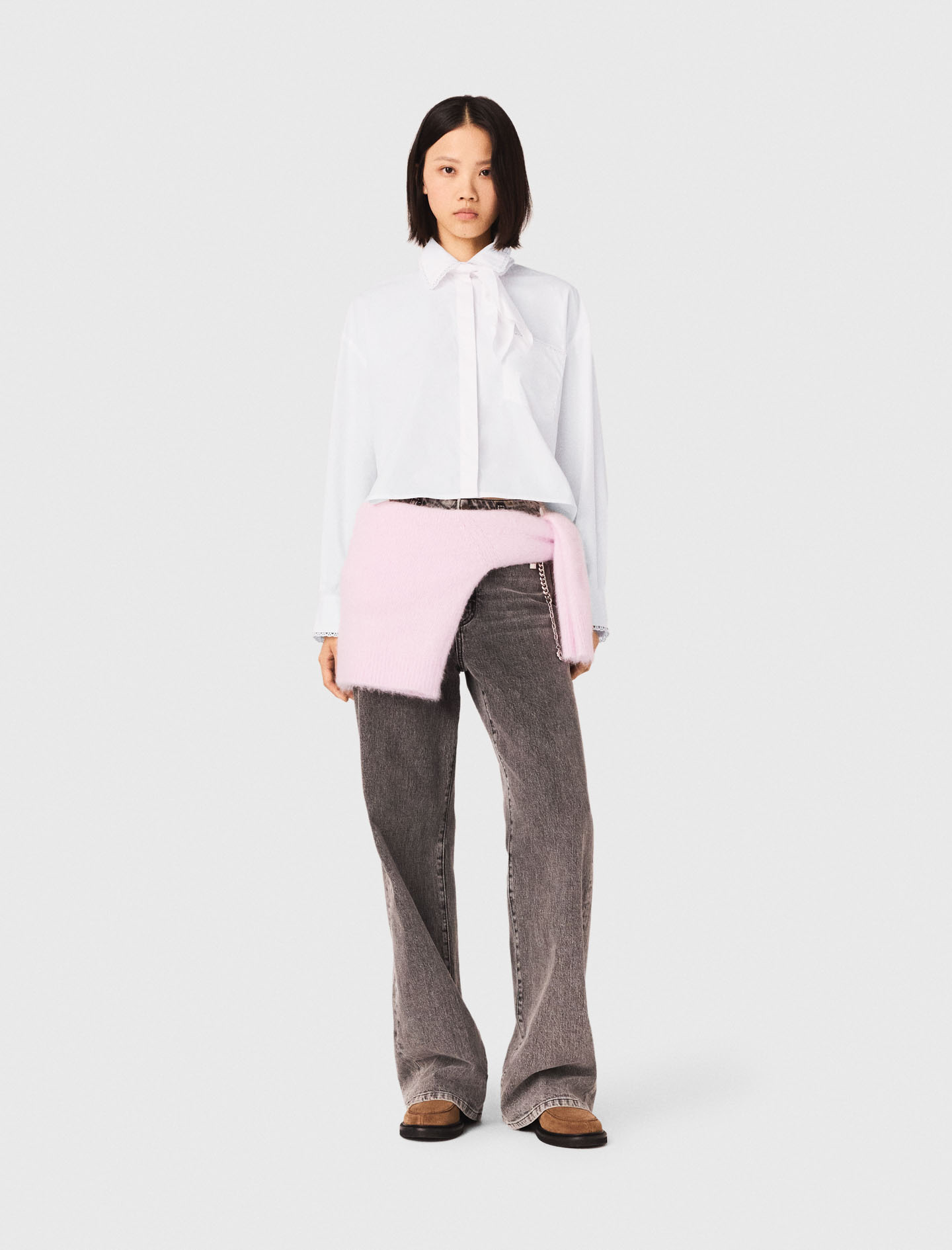 Camisa Con Cuello Croquet - Blanco - Talla 3 - Maje