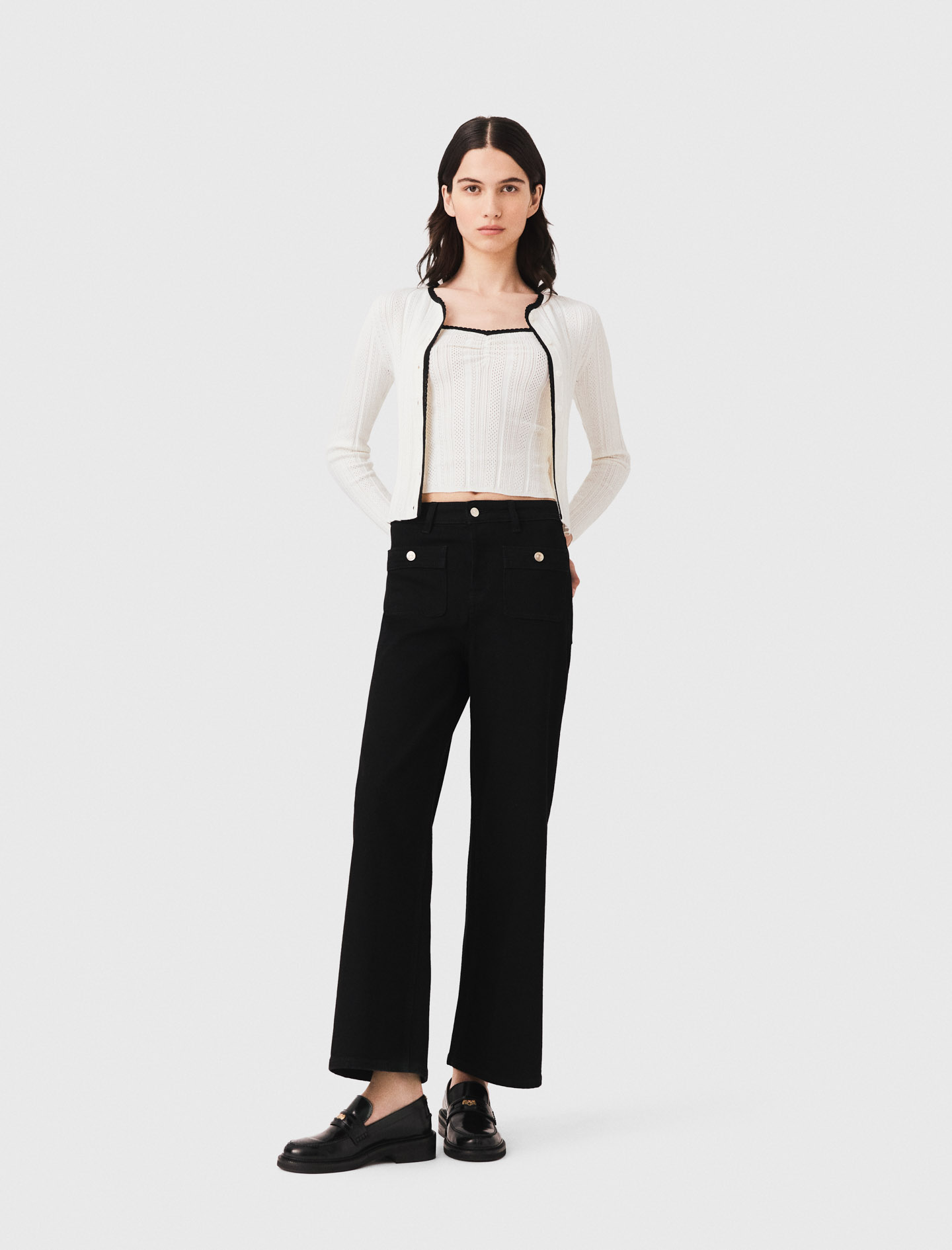 Twinset De Punto Calado - Blanco - Talla 1 - Maje