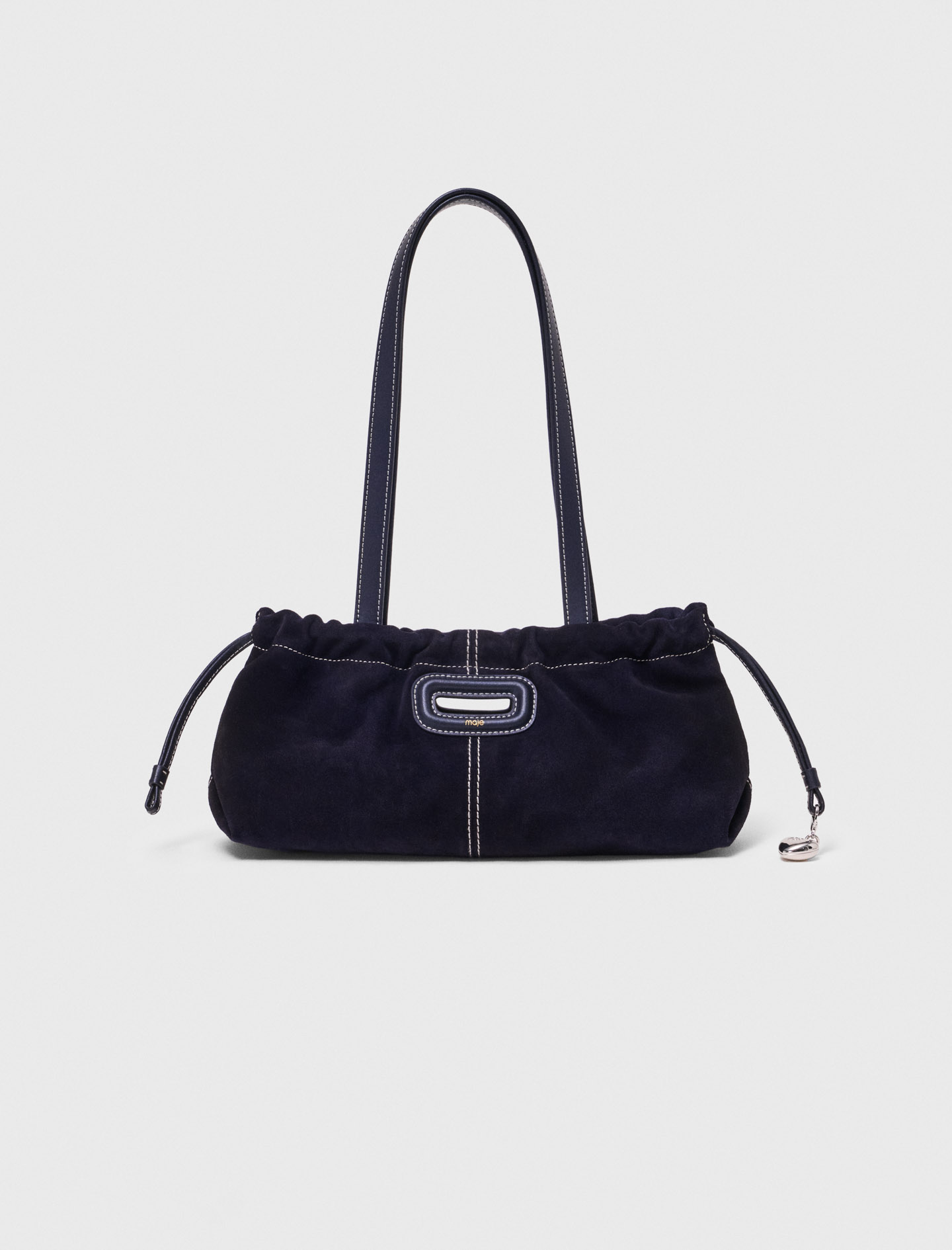 Milpli Gazette De Ante Pespunteado - Bleu Marine - Maje