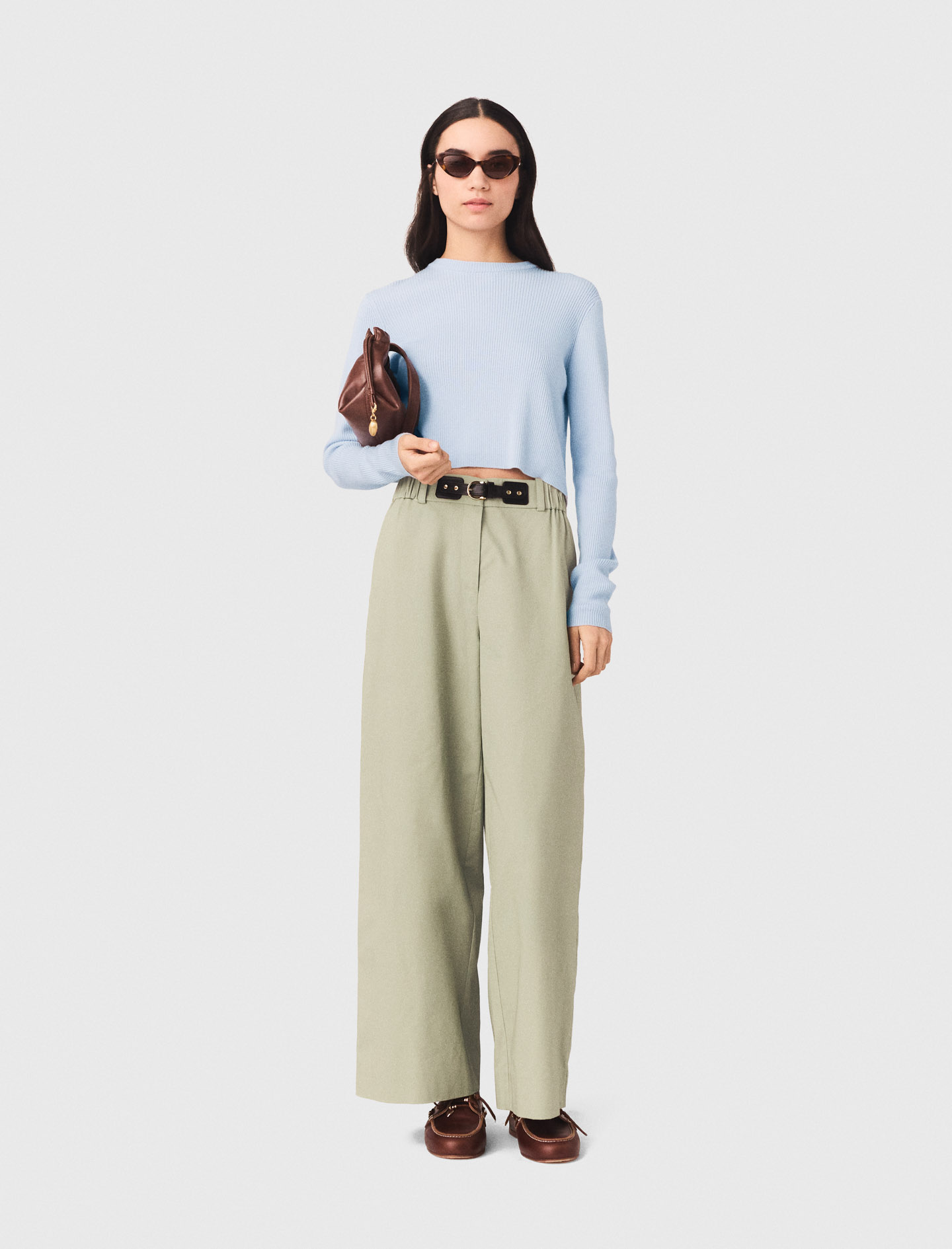 Pantalón Cargo - Caqui - Talla 42 - Maje