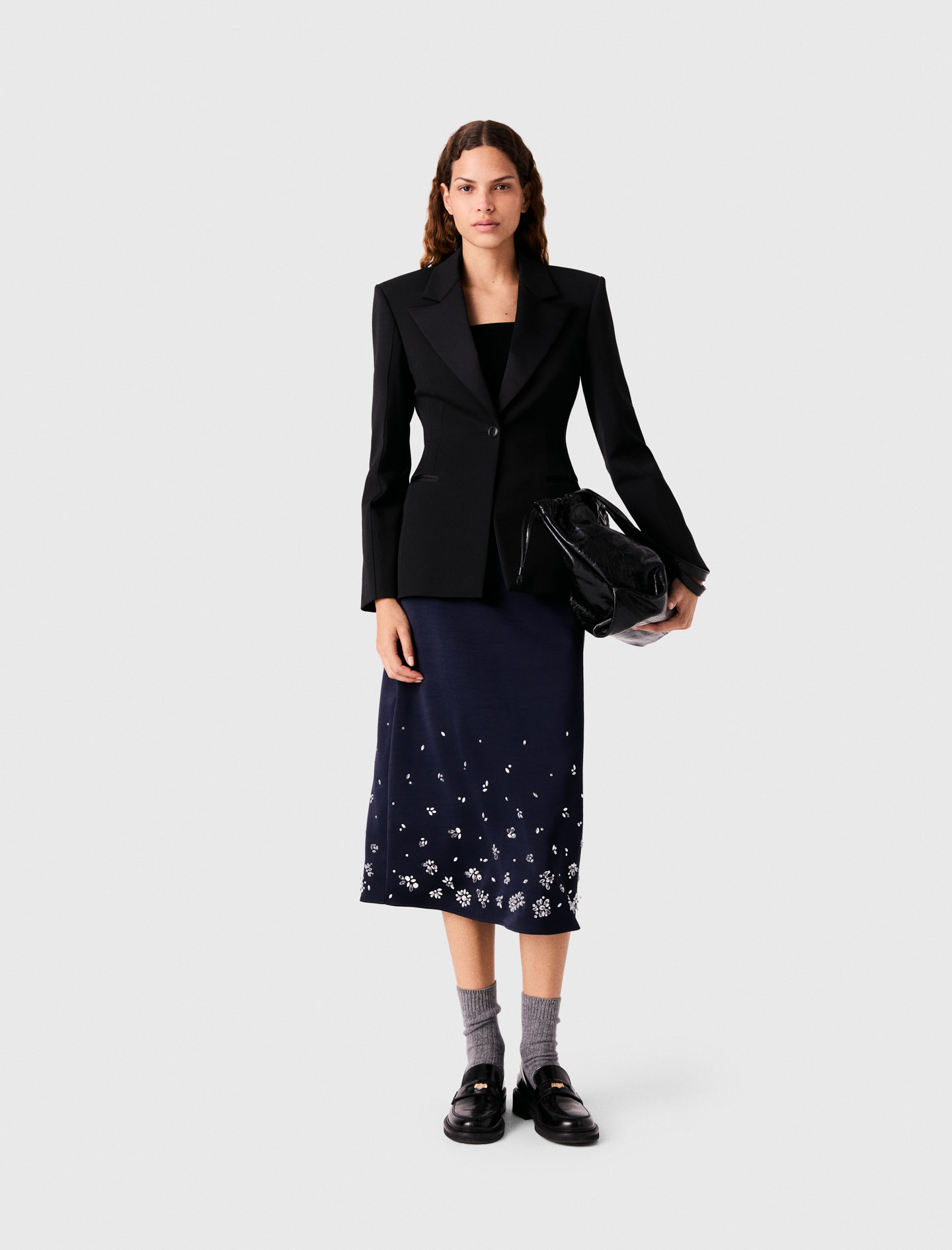 Chaqueta De Esmoquin Entallada - Negro - Talla 40 - Maje