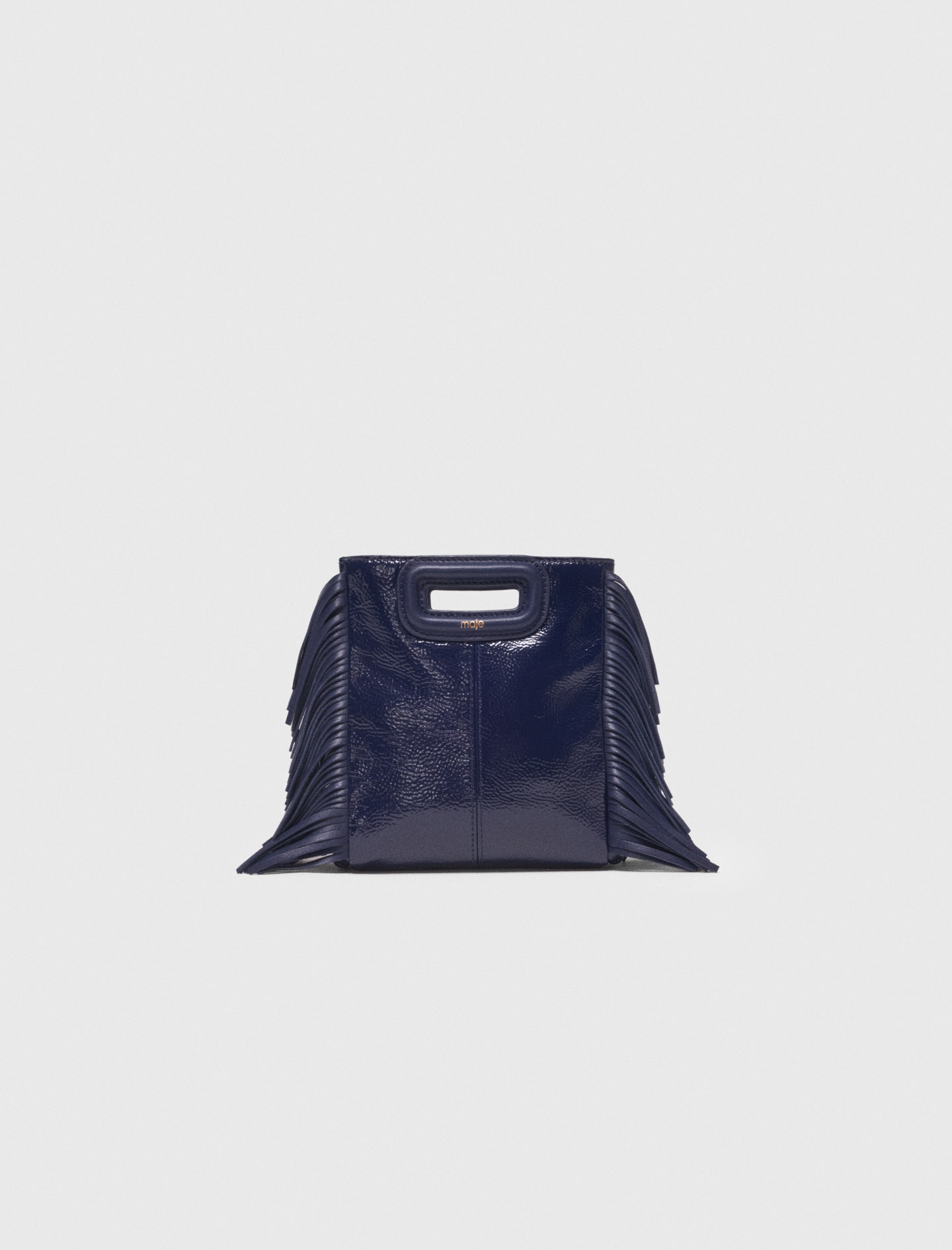Bolso M Mini De Cuero Naplak - Azul Marino - Maje